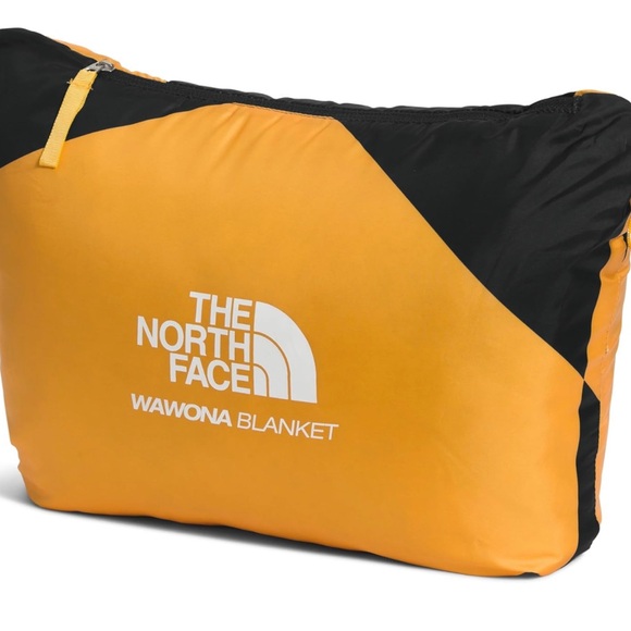 The North Face Wawona camping blanket summit gold geodome print geometric yellow - Picture 5 of 5